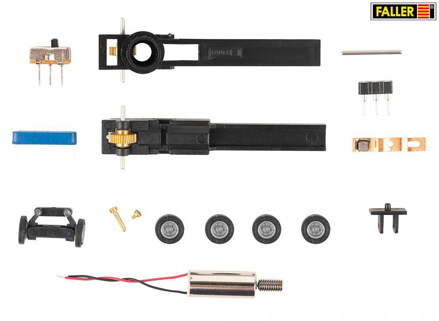 Faller 163710 Car System Chassis-Kit N-Bus, N-LKW