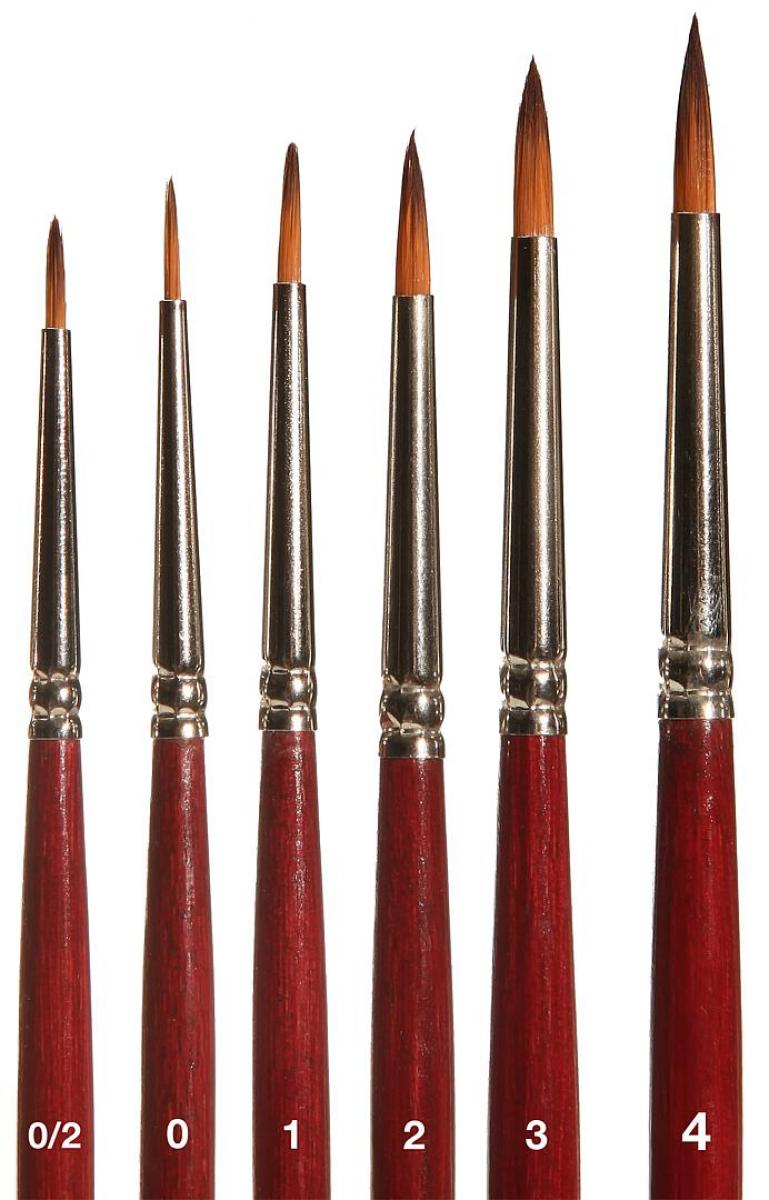 Faller 172110 Pinsel-Set, Rundpinsel (Br. Spitze)
