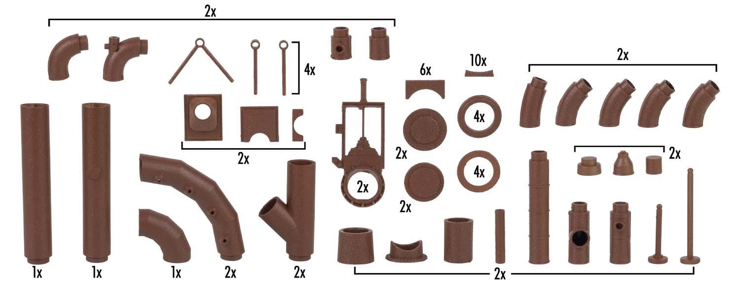 Faller 180327 H0 Rohrleitungs-Set
