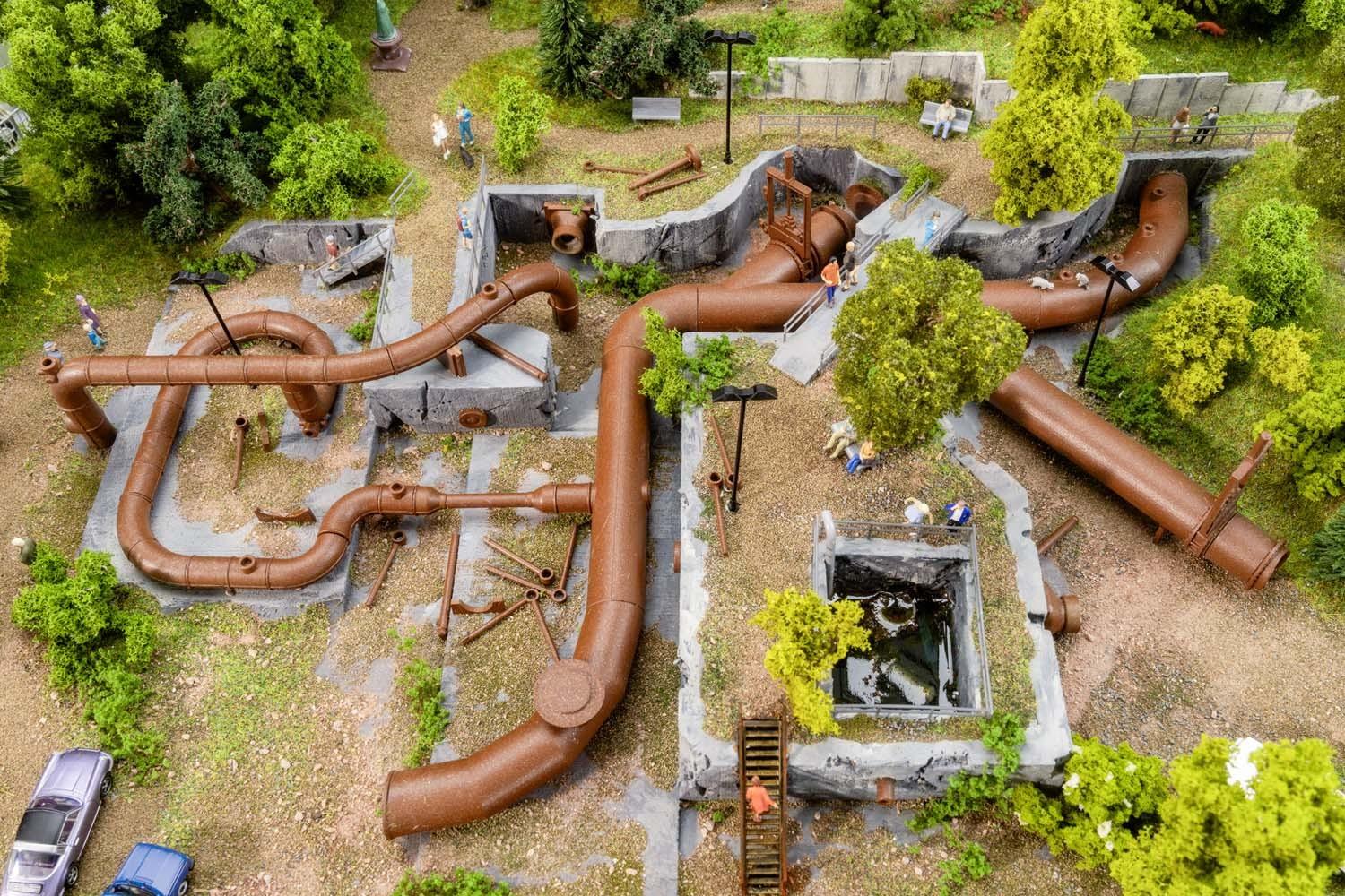 Faller 180328 H0 Großes Rohrleitungs-Set