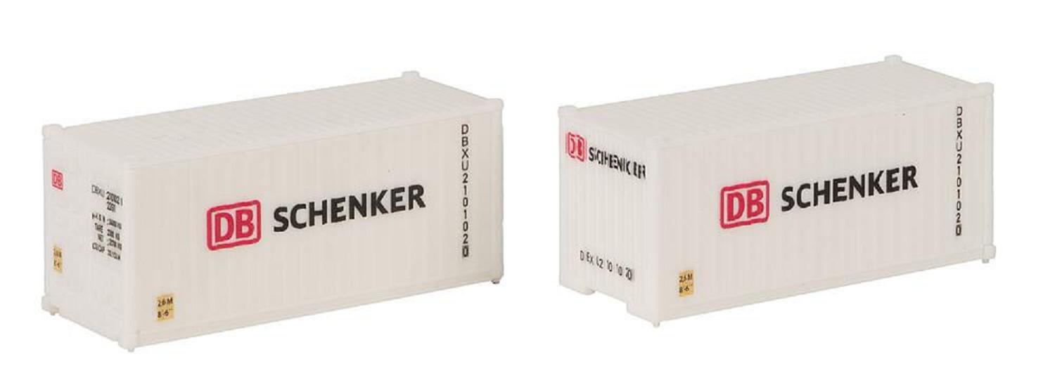 Faller 182053 H0 20' Container DB, 2er-Set