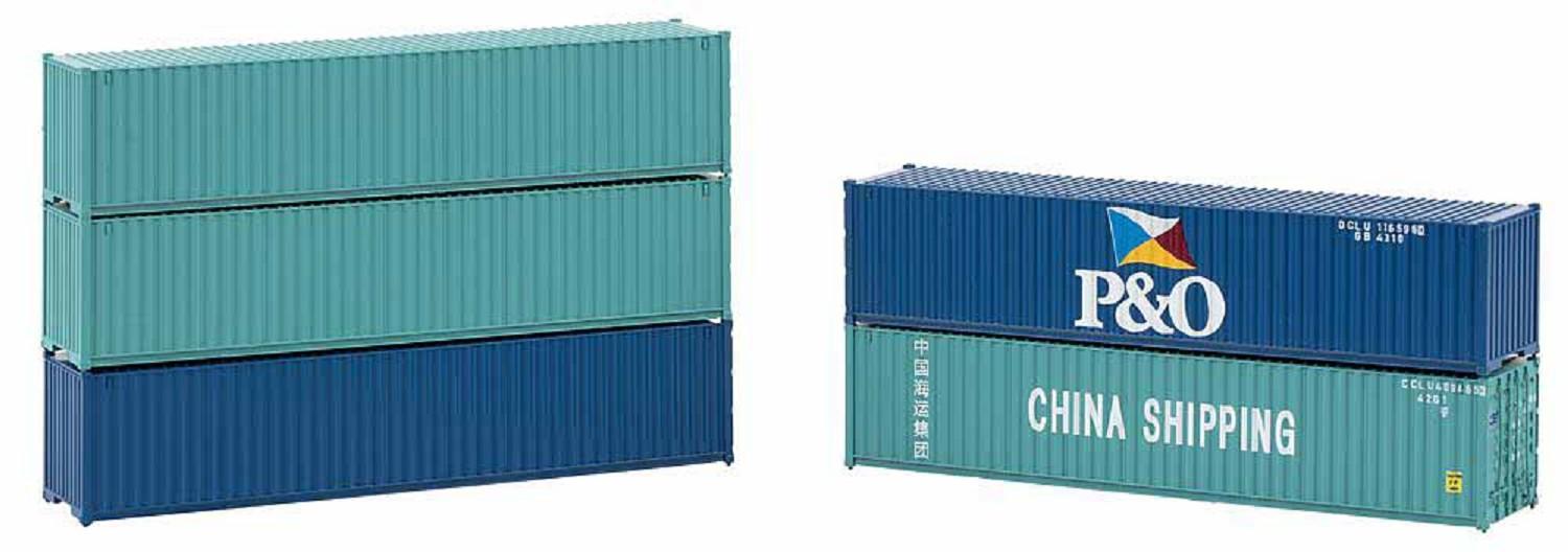 FALLER 182151 (H0) 40' Container, 5er-Set
