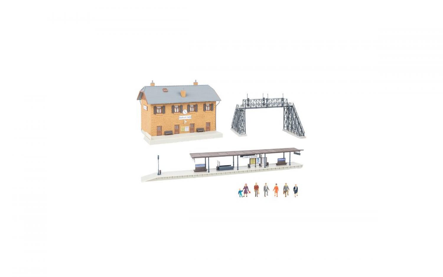 FALLER 190095 H0 Aktions-Set Bhf Eisele a.d.Halde