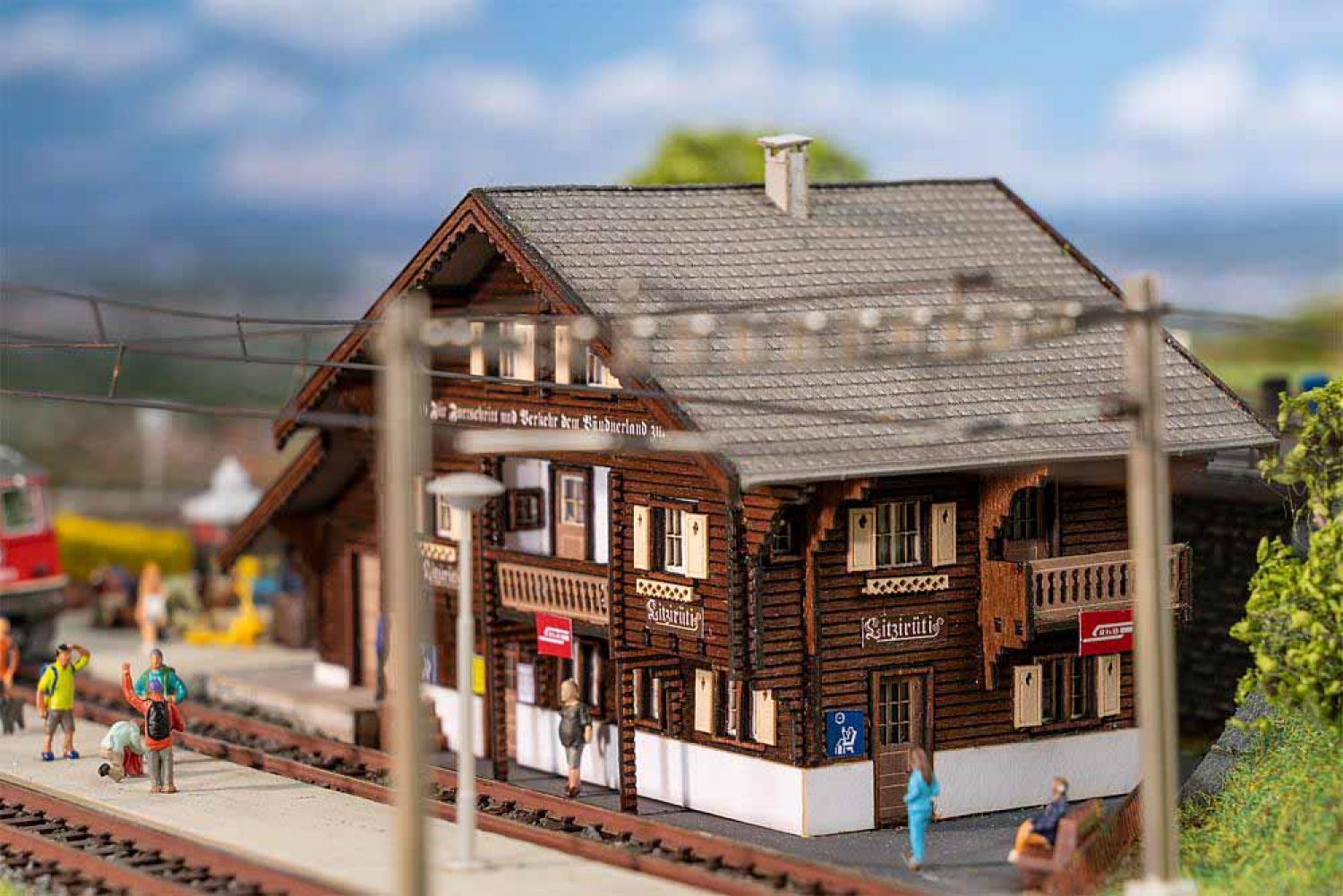 Faller 212127 Bahnhof Litzirüti (N) Lasercut