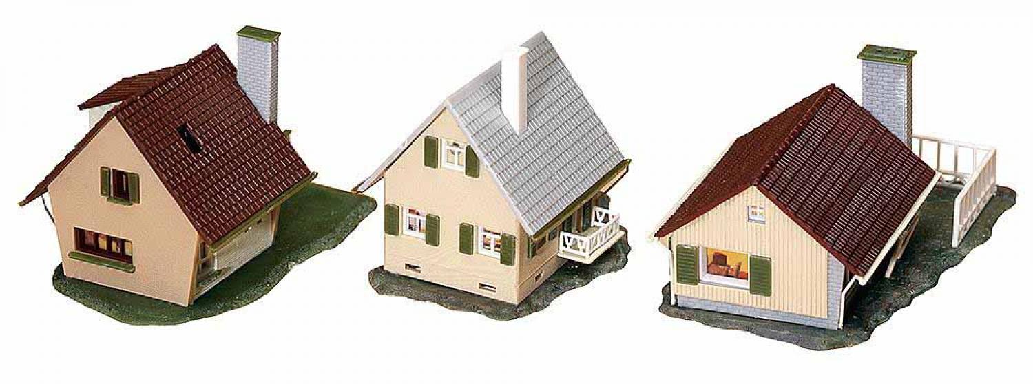 Faller 232221 3 Einfamilien-Häuschen