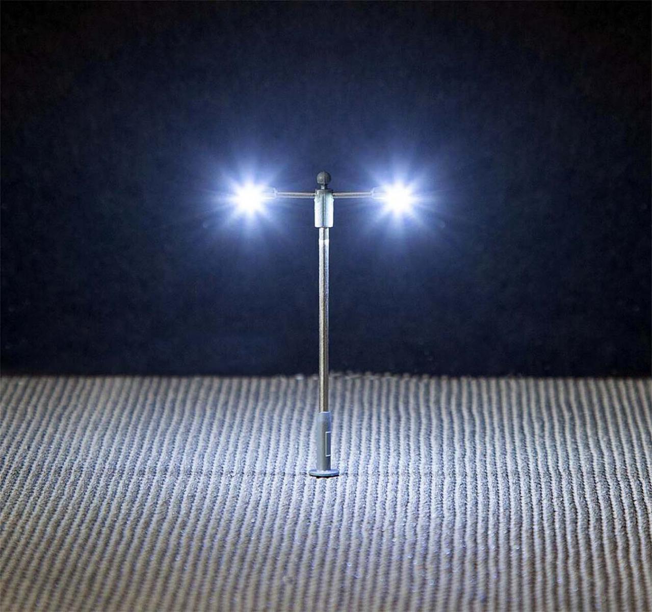 Faller 272123 LED-Straßenbeleuchtungen, Ansatzleuchten, 3 St