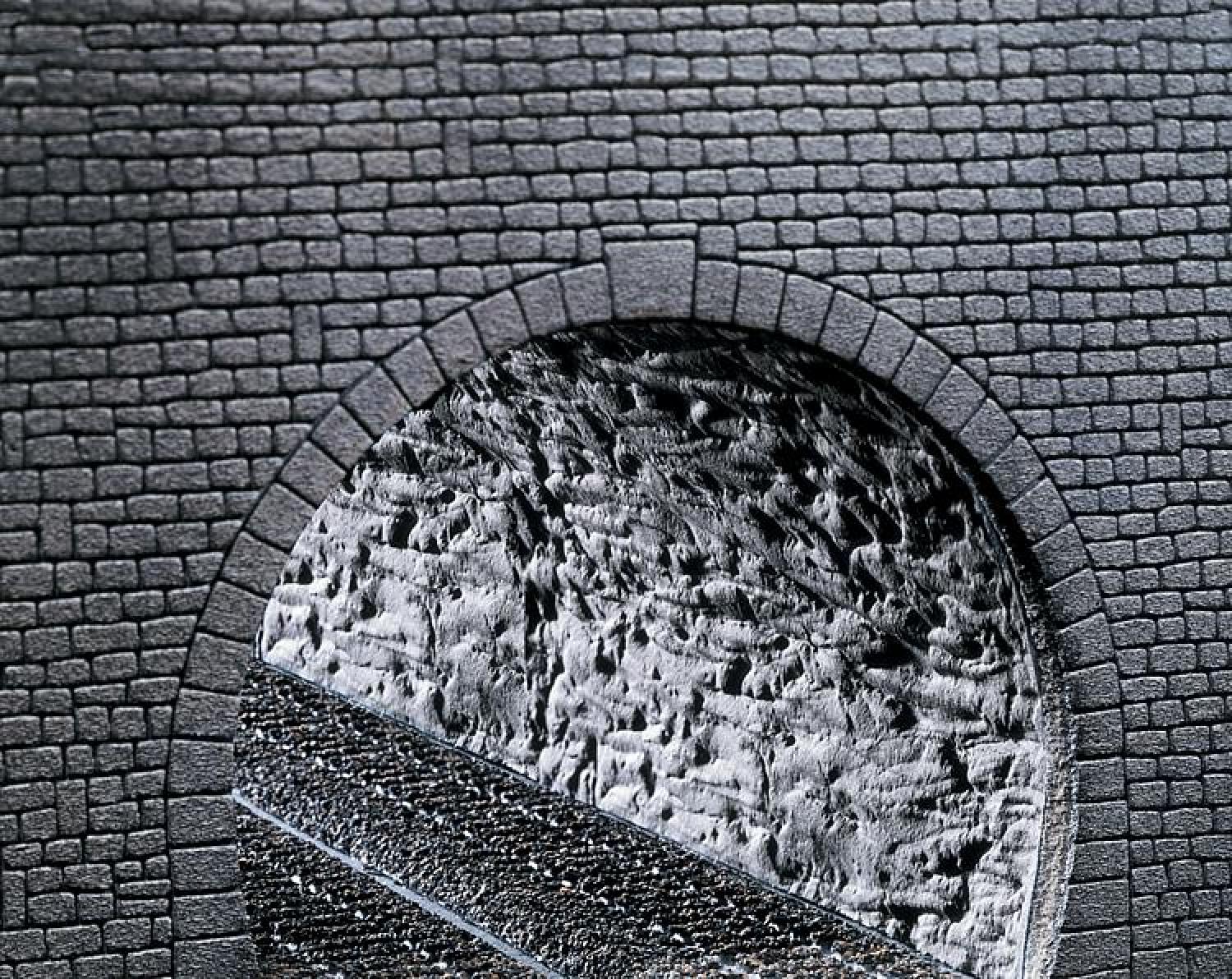 Faller 272636 Dekorplatte Profi Tunnelröhre, Felsstruktur