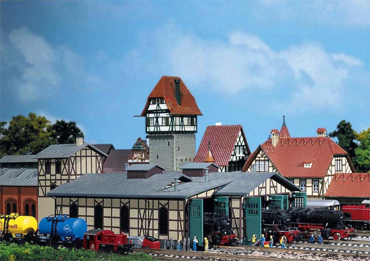 Faller 294135 Lokschuppen Duderstadt, 3-stä