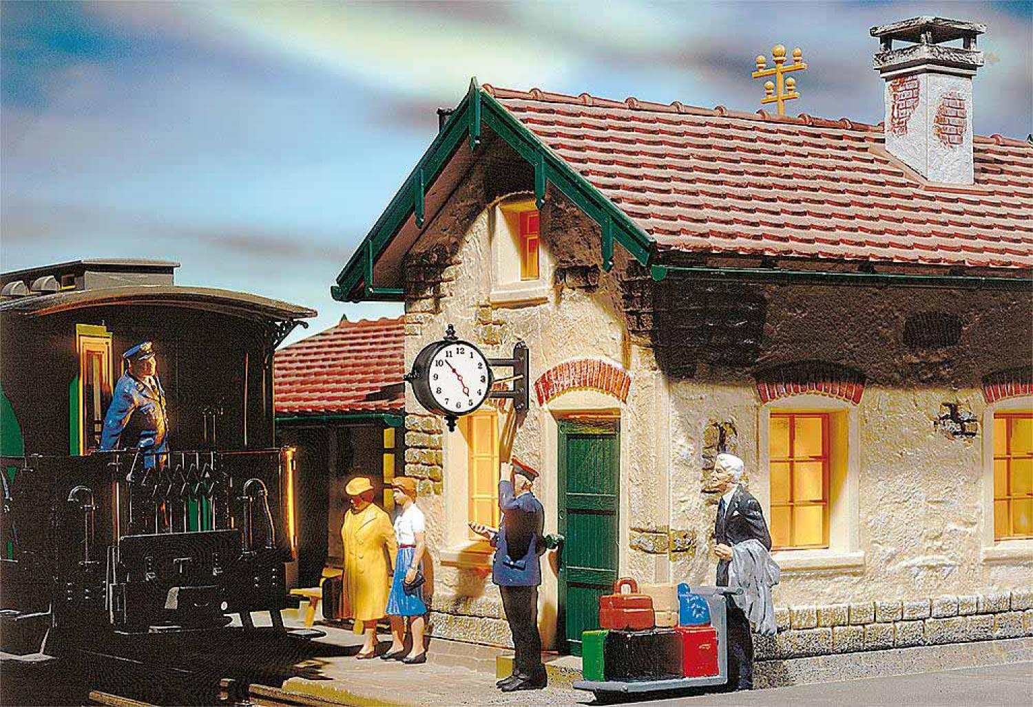 FALLER 330973 Bahnhofsuhr, beleuchtet