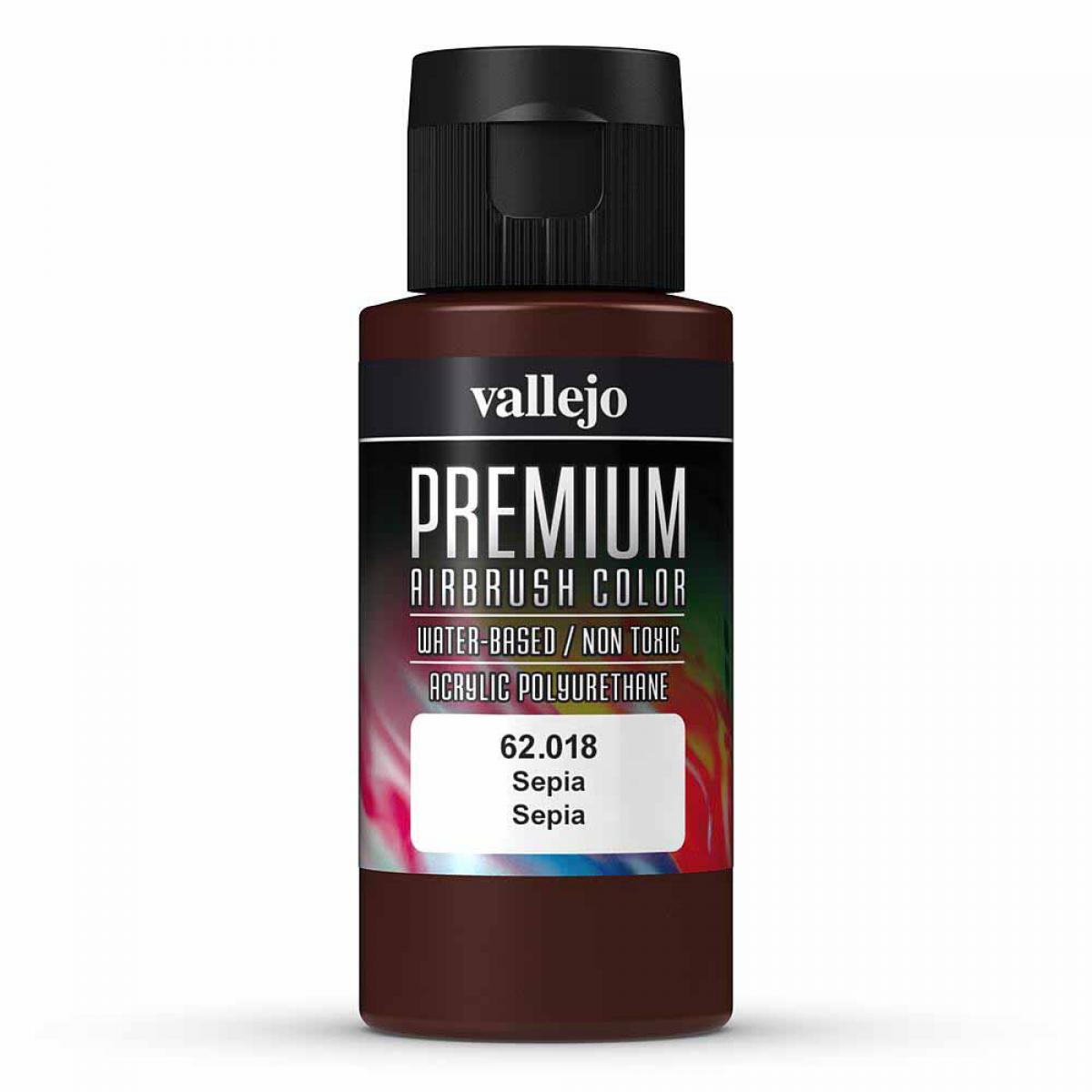 Vallejo 762018 Sepia-Schwarz, matt, 60 ml