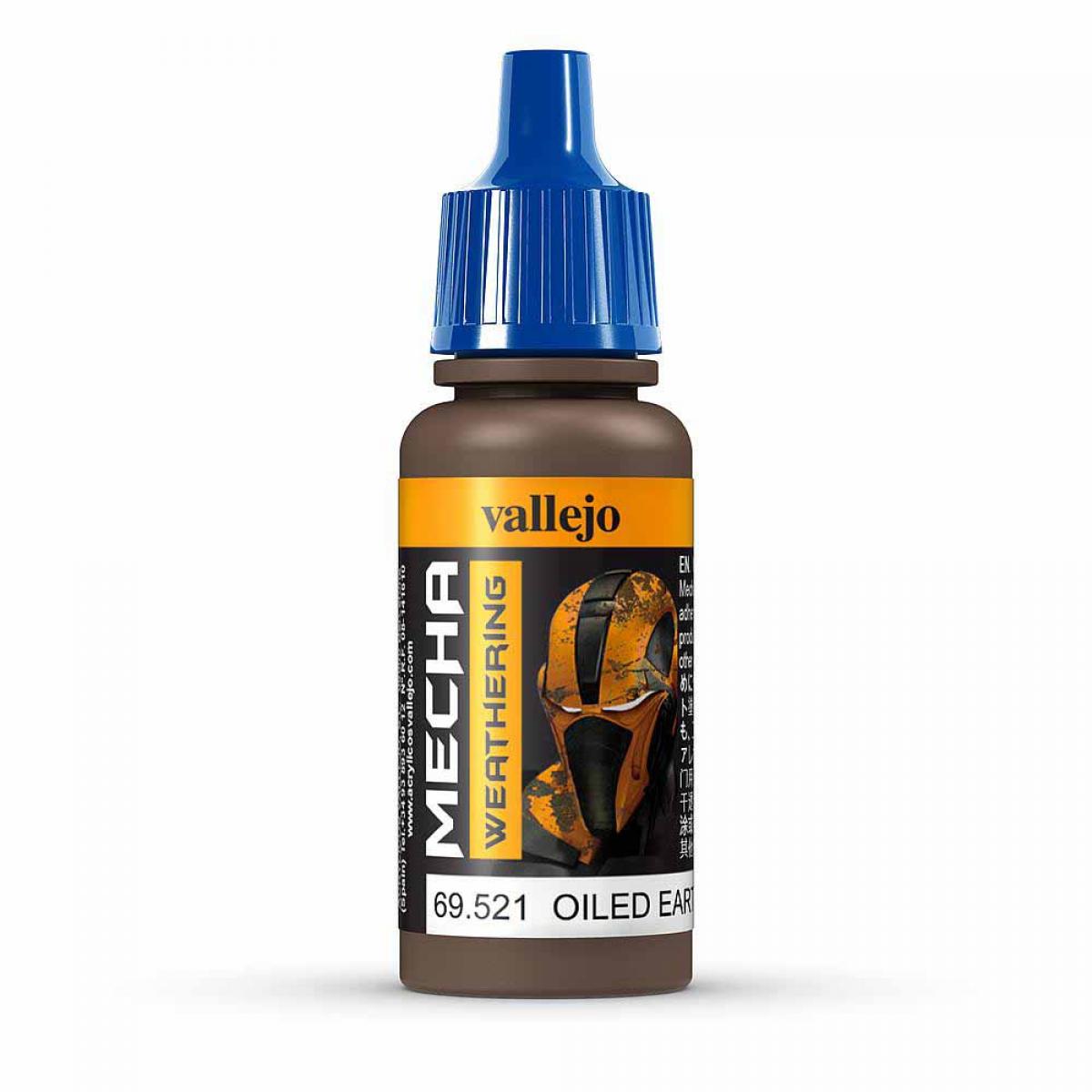 Vallejo 769521 Wash, Ölige Erde, 17 ml