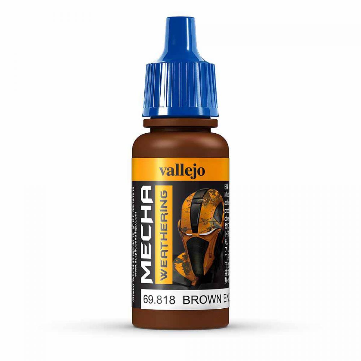 Vallejo 769818 Brauner Russ, matt, 17 ml