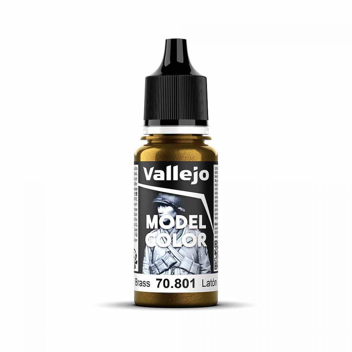 Vallejo 770801 Messing, Metallic, 17 ml