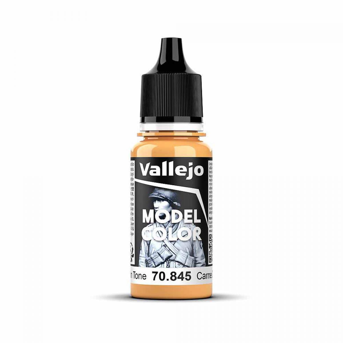 Vallejo 770845 Gebräunte Hautfarbe, matt, 17 ml