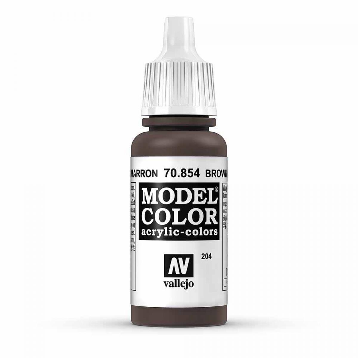 Vallejo 770854 Lasur, Braun, glänzend, 17 ml