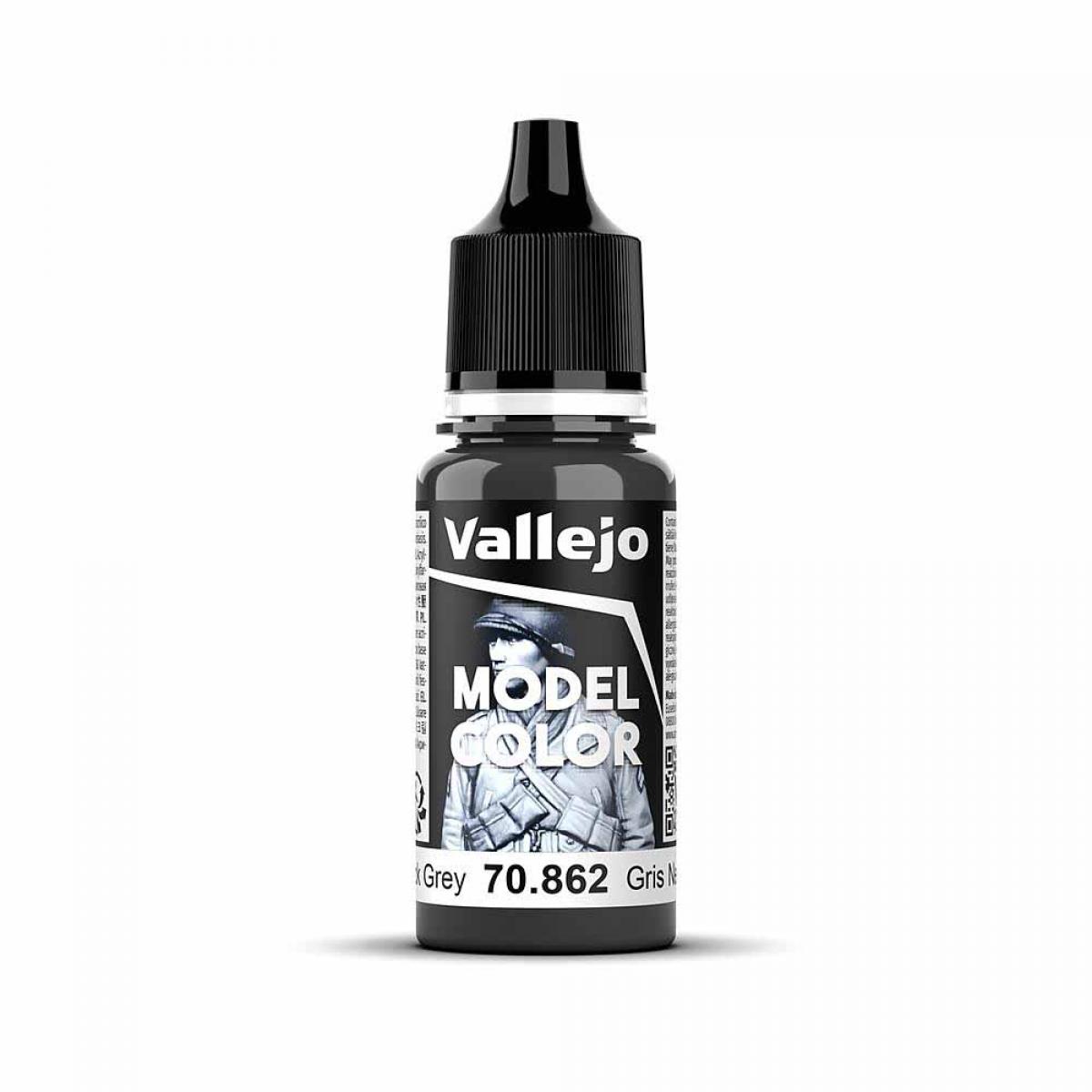 Vallejo 770862 Schwarzgrau, matt, 17 ml