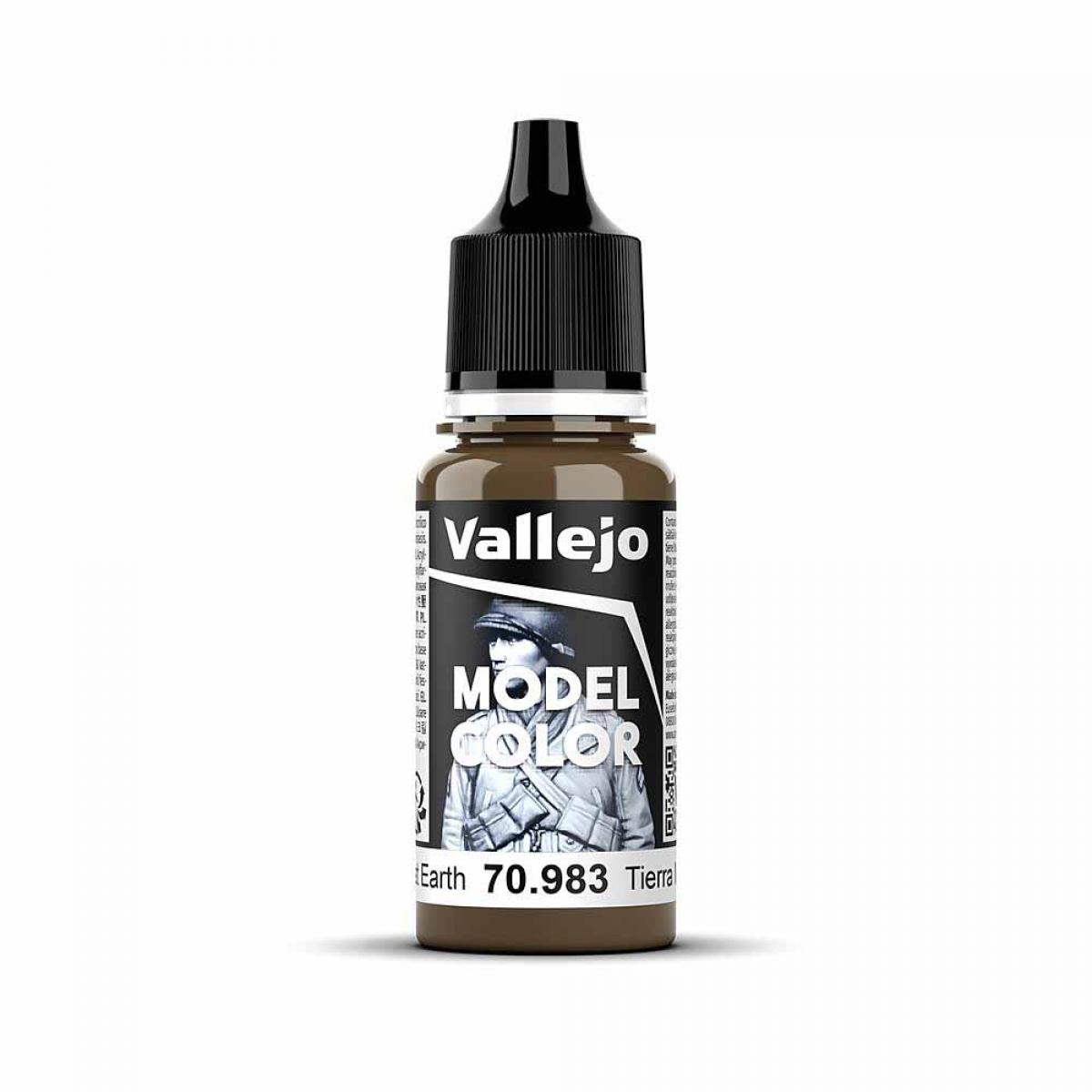 Vallejo 770983 Terrabraun, hell, matt, 17 ml