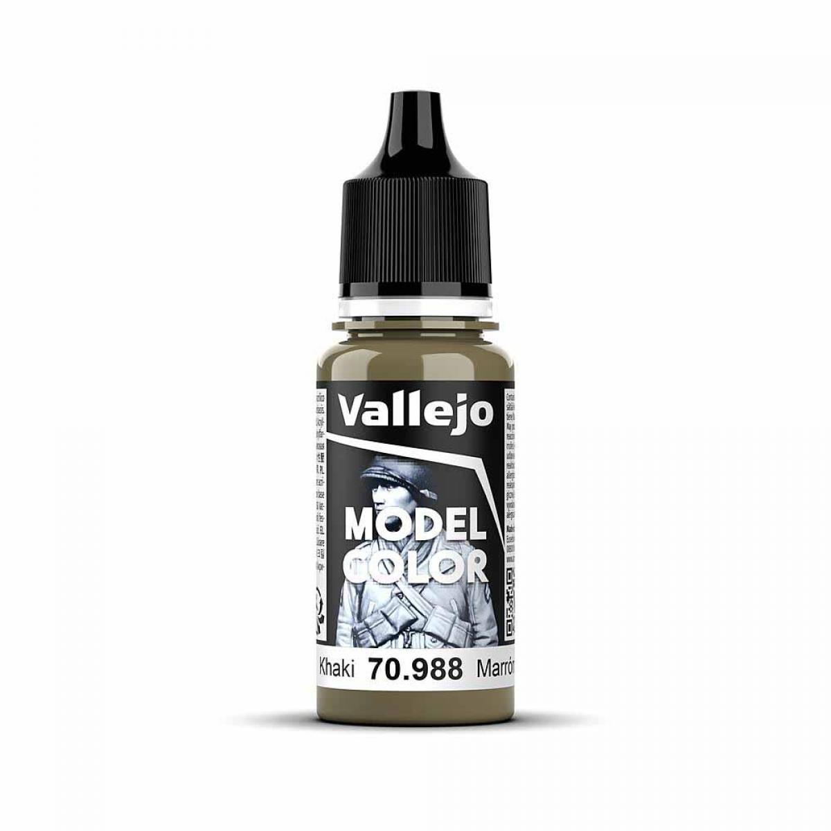 Vallejo 770988 Khakibraun, matt, 17 ml