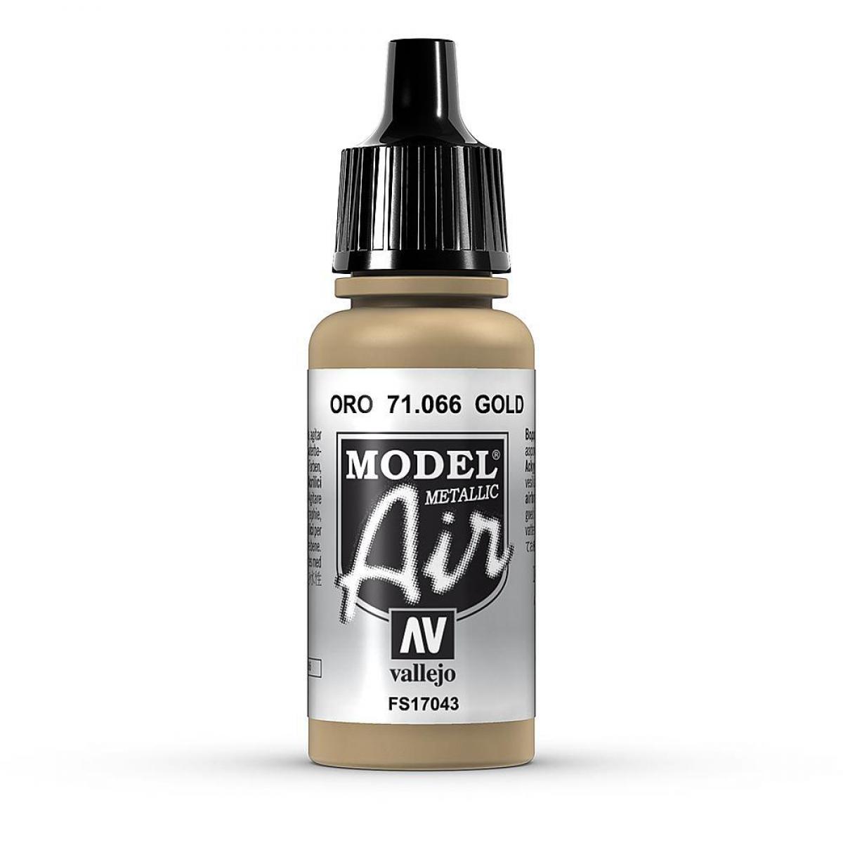 Vallejo 771066 Gold, Metallic, 17 ml