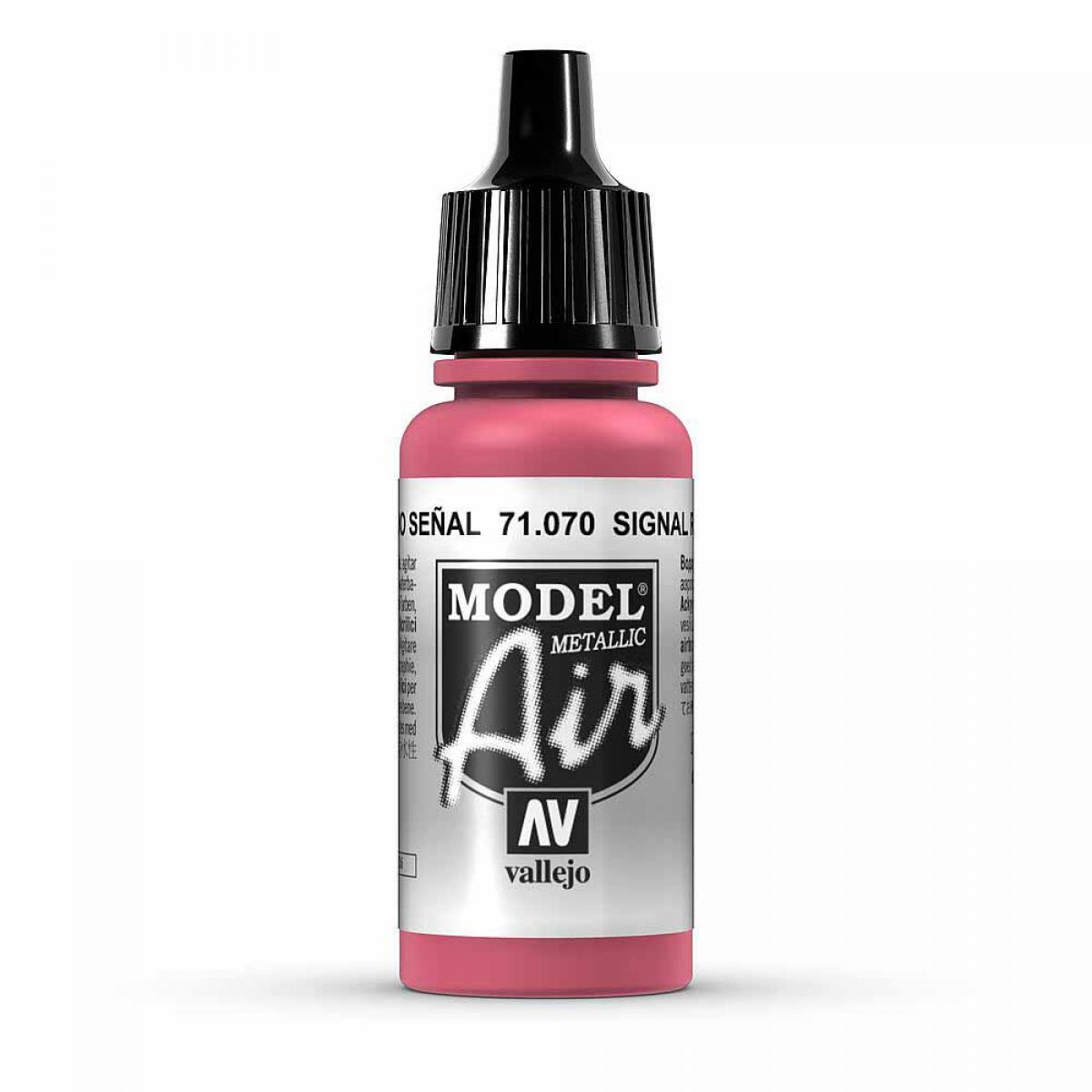 Vallejo 771070 Signalrot, Metallic, 17 ml