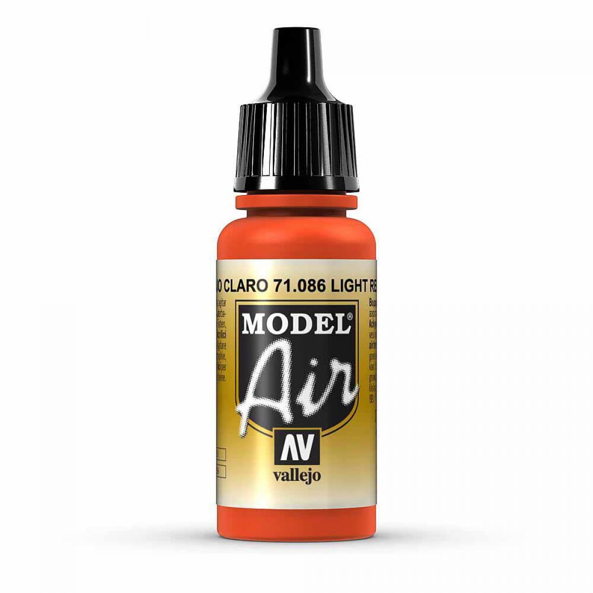 Vallejo 771086 Lichtrot, 17 ml
