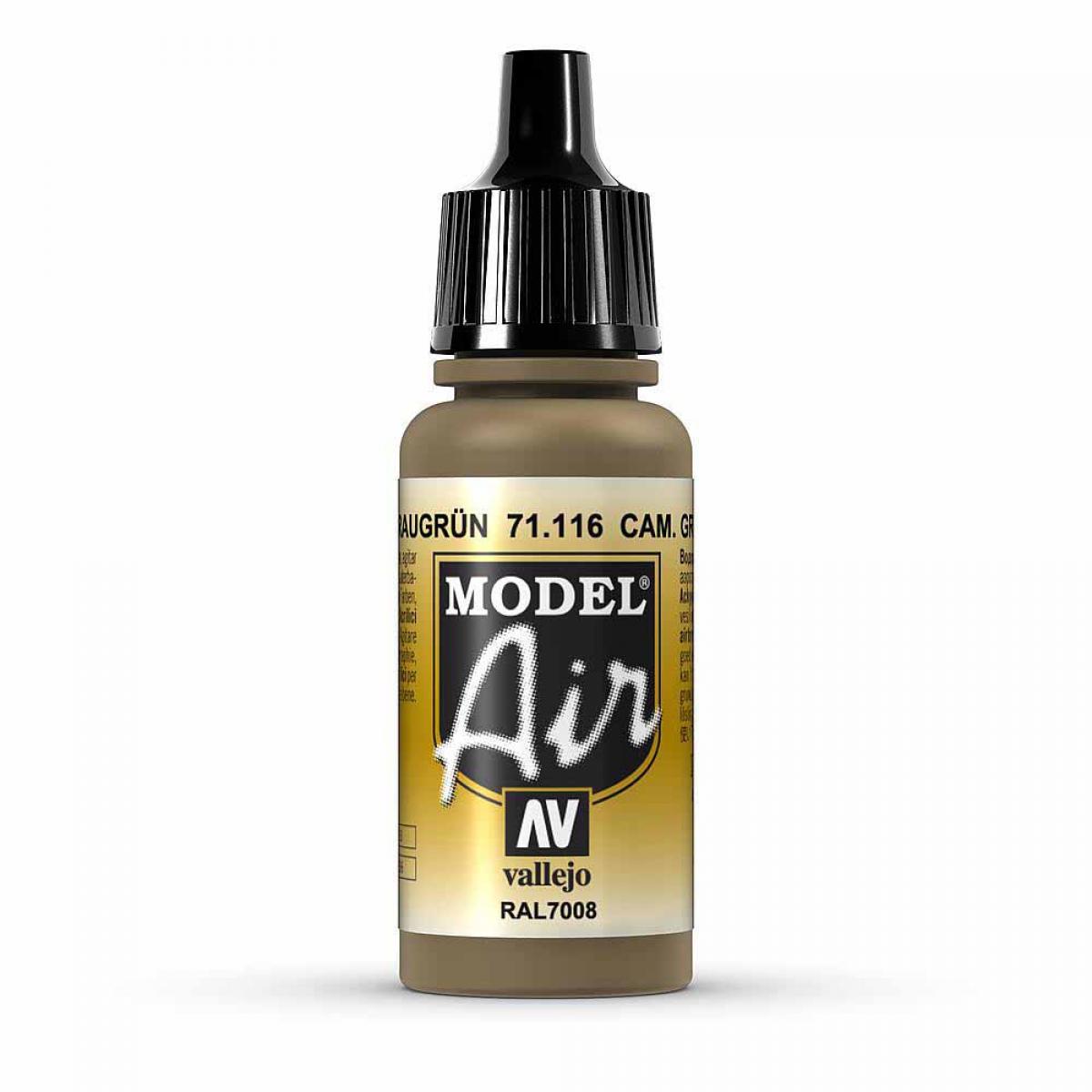 Vallejo 771116 Tarnung, Grüngrau, 17 ml