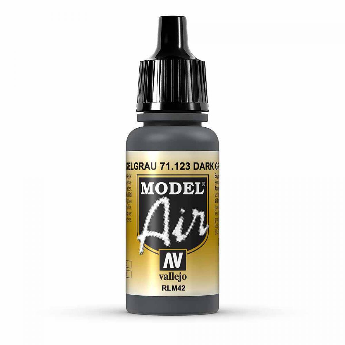Vallejo 771123 Dunkelgrau, RLM 42, 17 ml