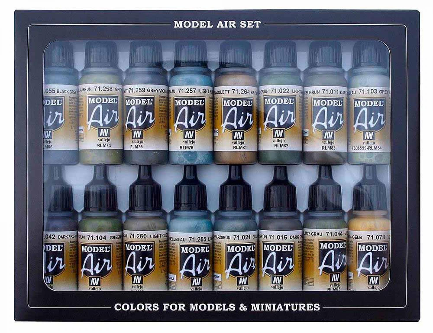 Vallejo 771193 Farb-Set, RLM-Farben