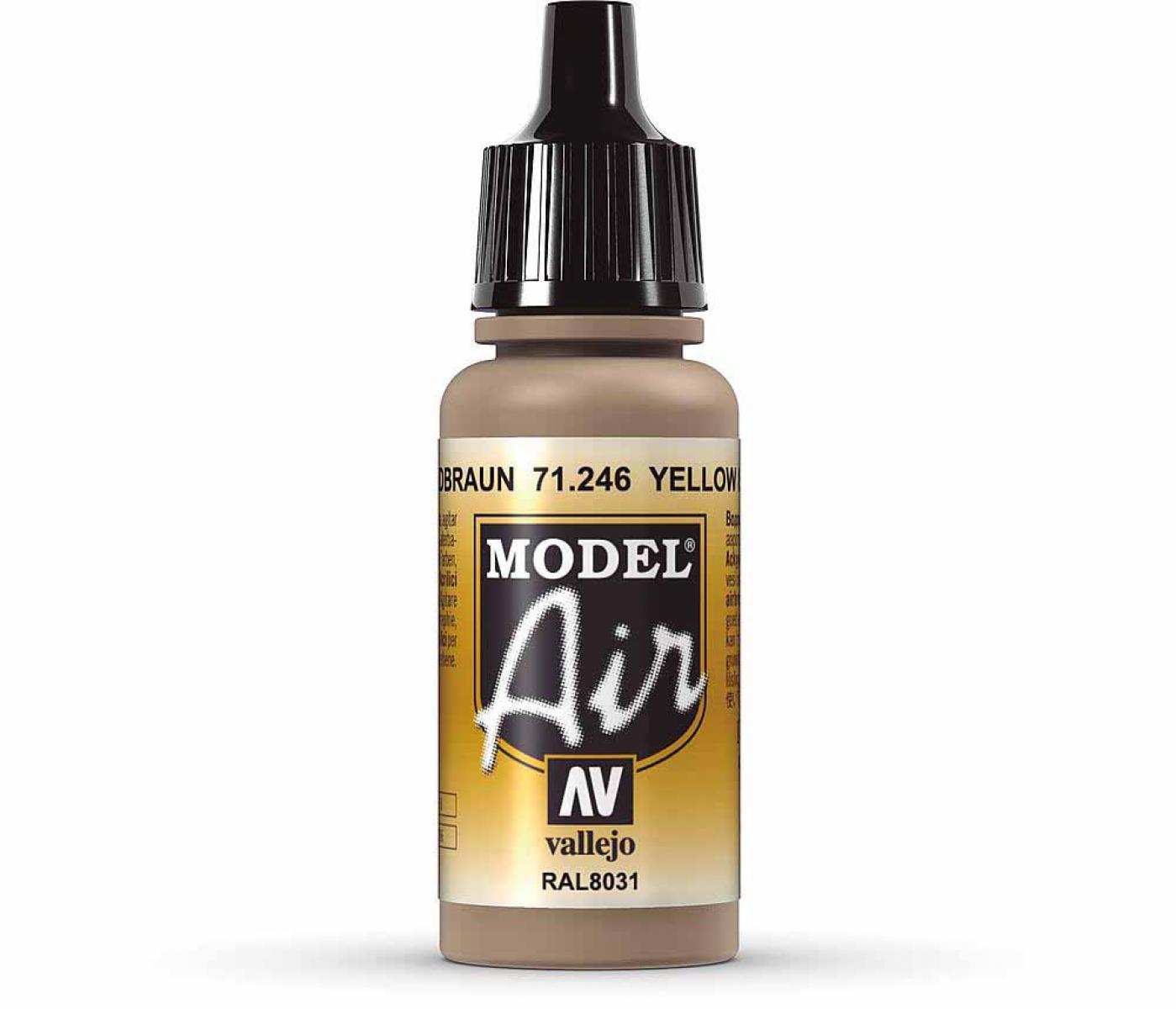Vallejo 771246 Gelbbraun, 17 ml