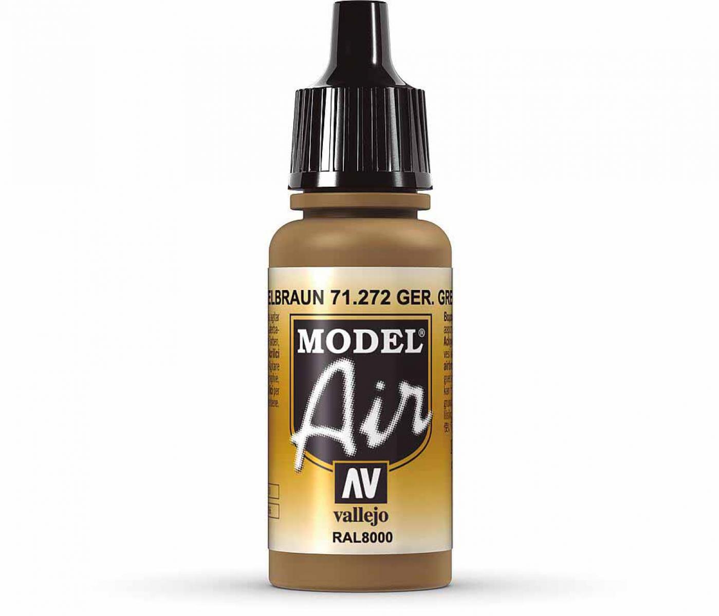 Vallejo 771272 Deutsches Grünbraun, 17 ml