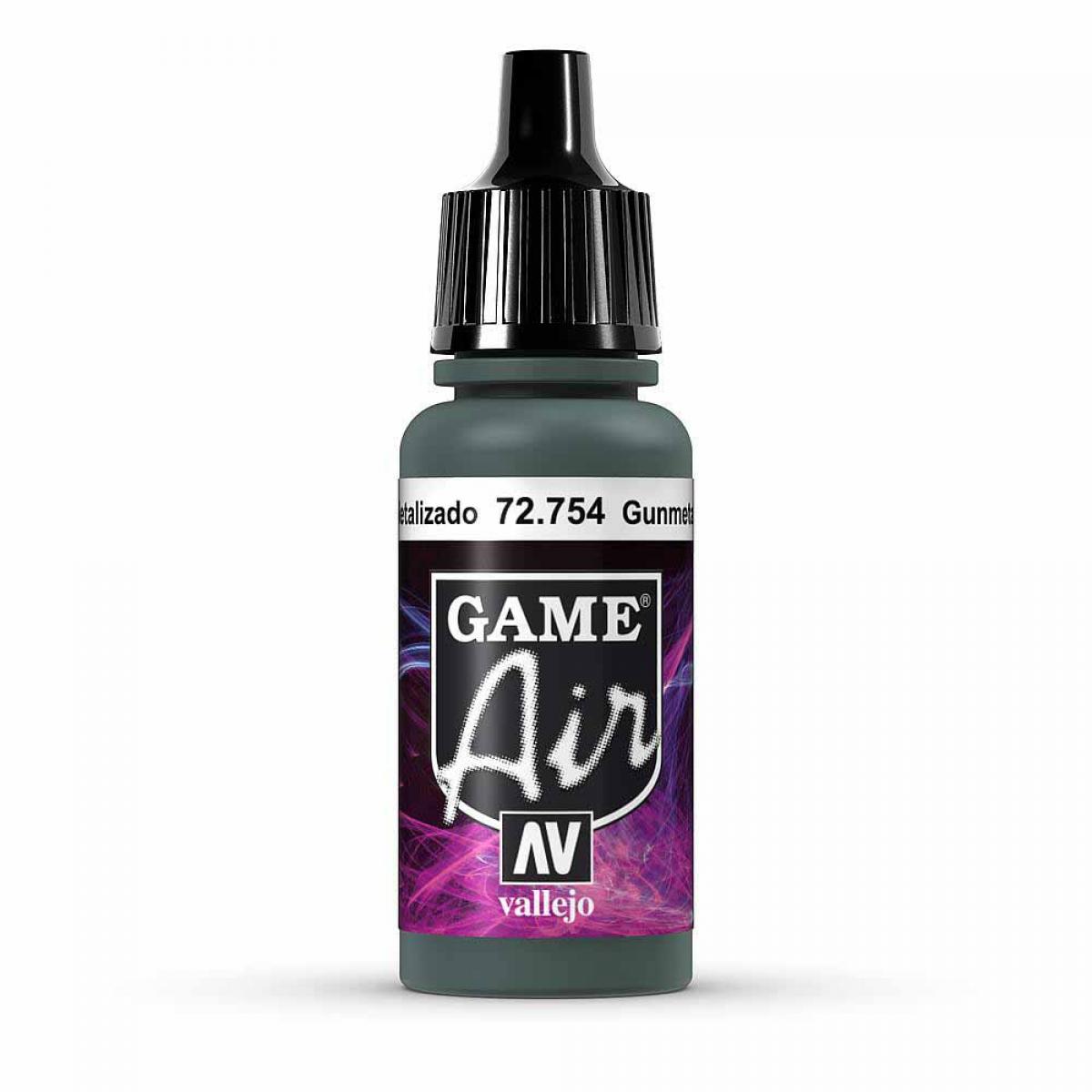 Vallejo 772754 Gunmetal, 17 ml