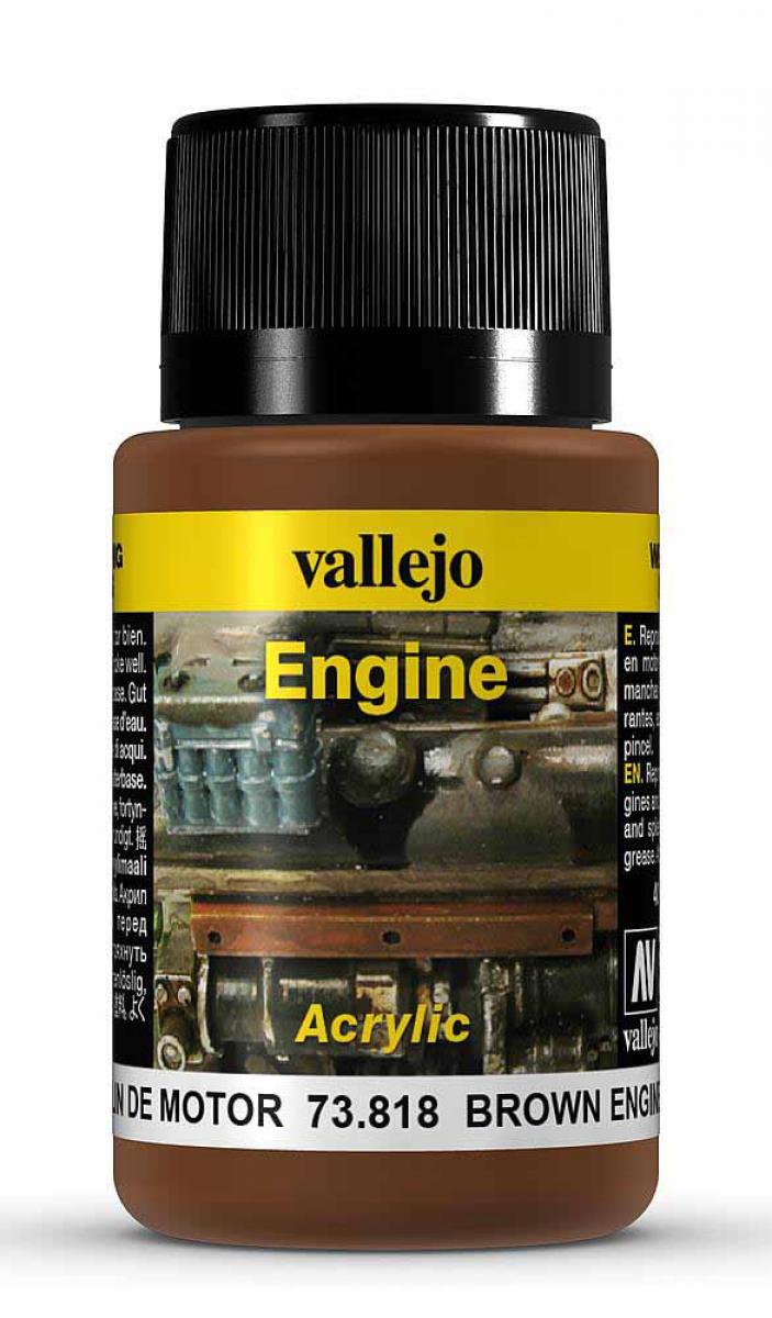 Vallejo 773818 Braune Rußflecken, 40 ml