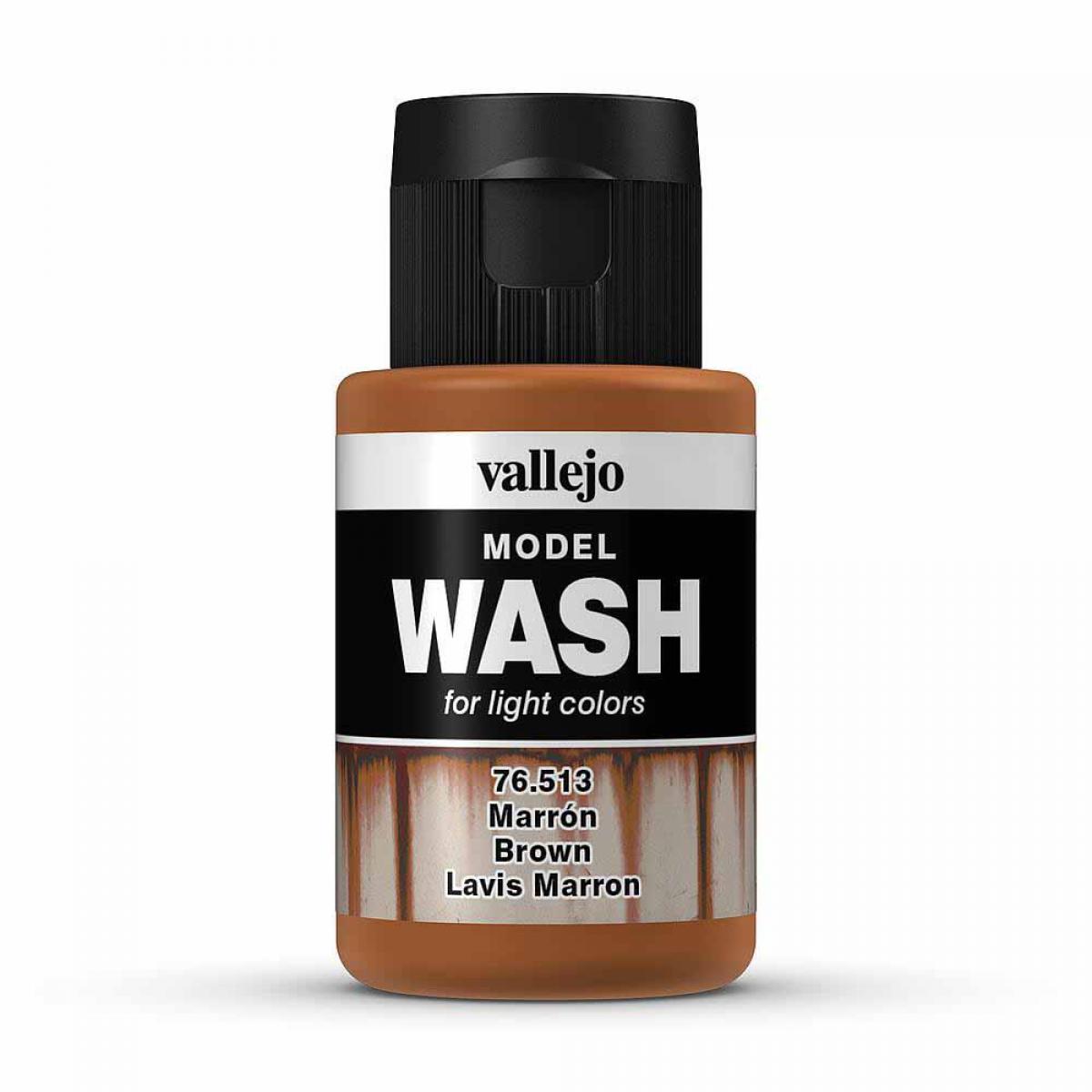 Vallejo 776513 Wash-Color, Braun, 35 ml
