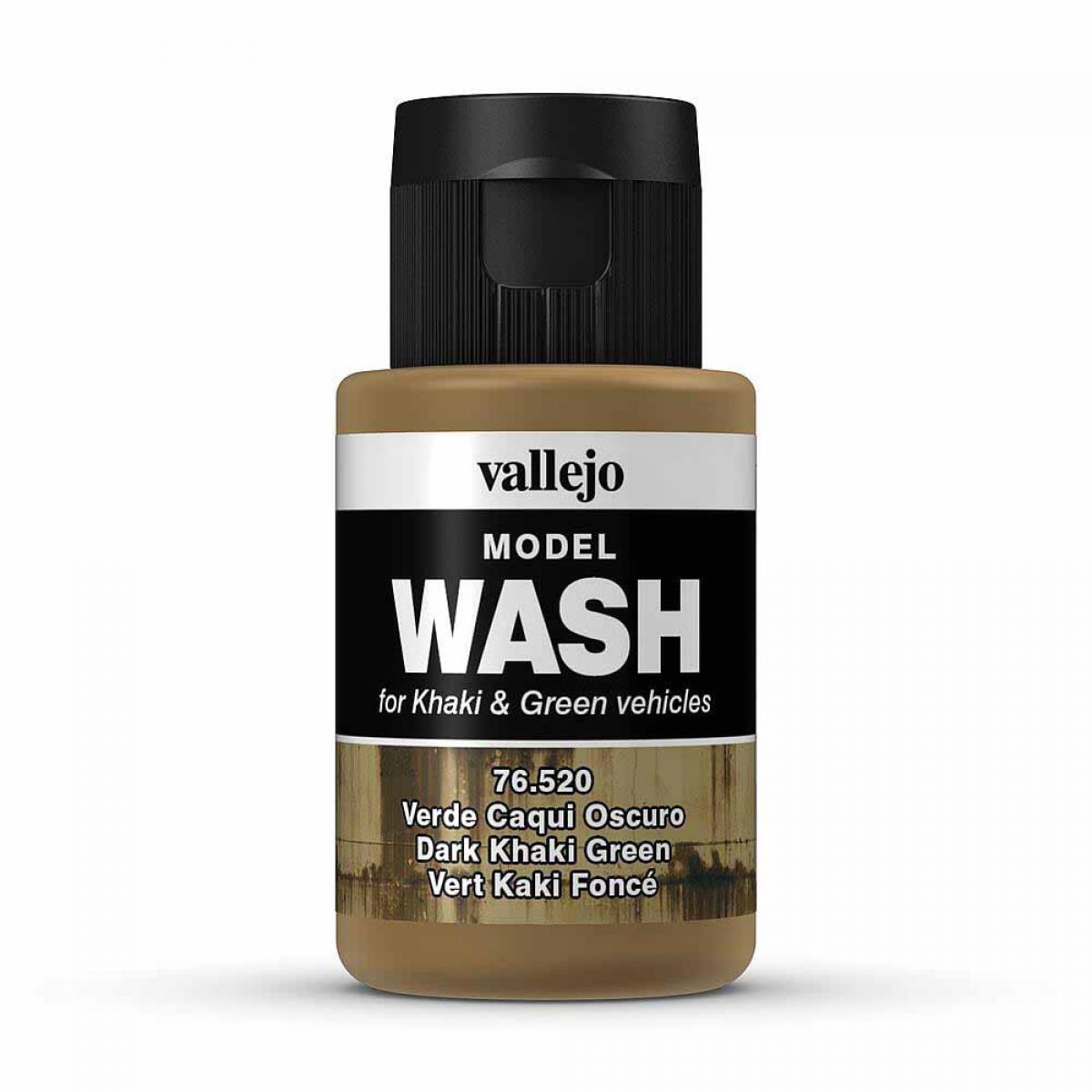 Vallejo 776520 Wash-Color, Dunkles Khakigrün, 35 ml