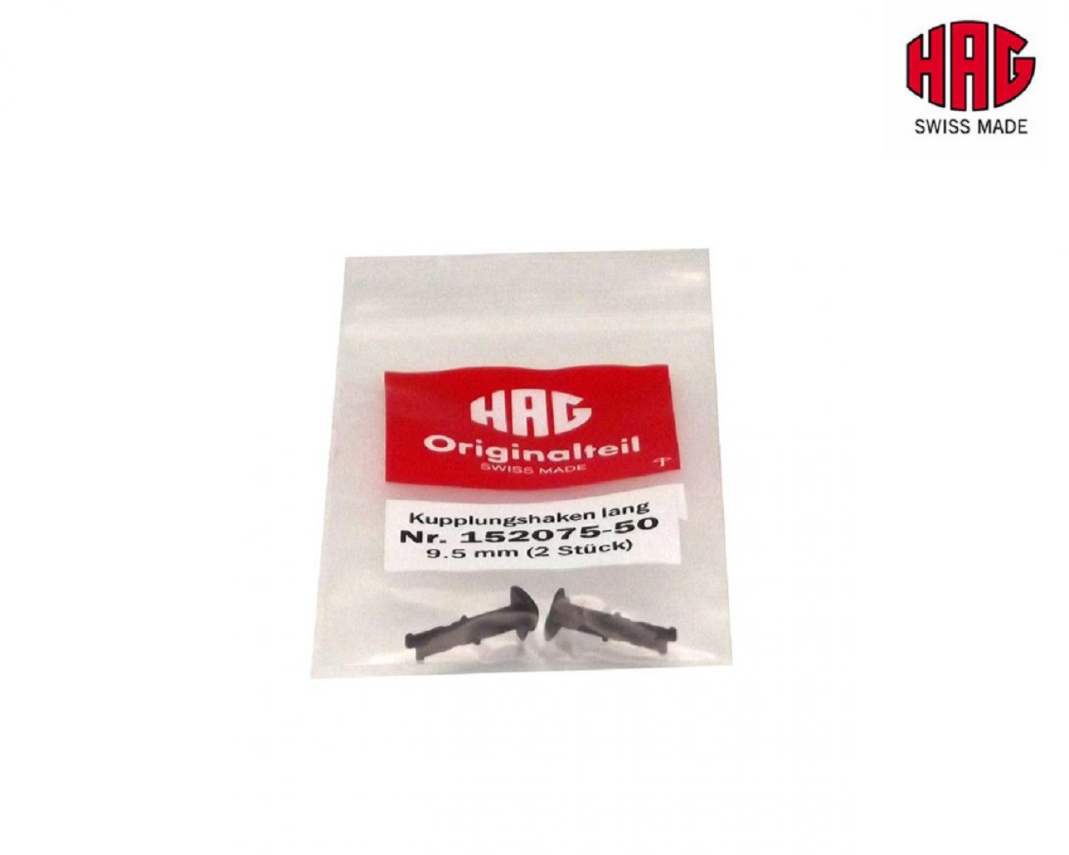 HAG 152075-50 Kupplungshaken lang 9.5mm (2St)