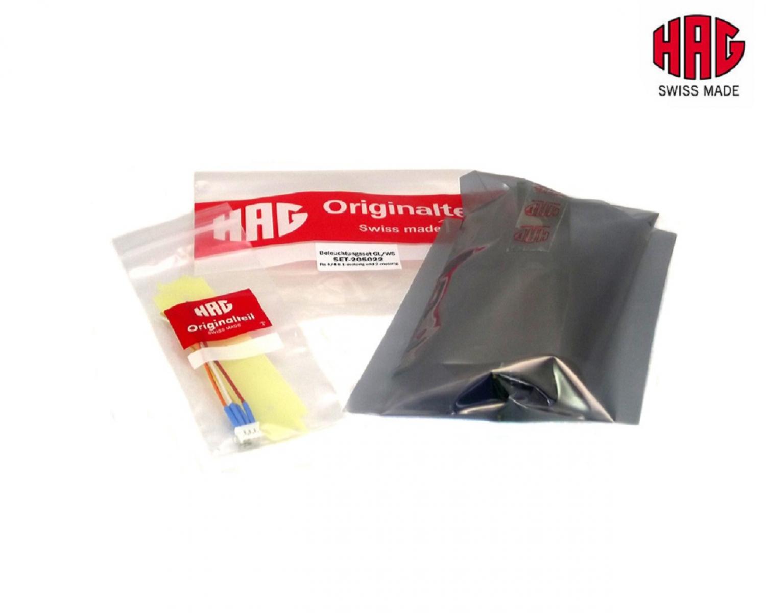 HAG SET-205022 Beleuchtungsset GL/WS  Re 4/4 II 1-und 2-moto