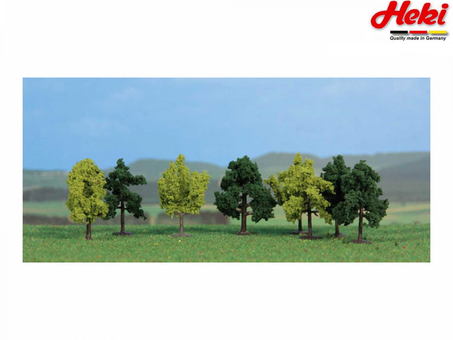 Heki 1140 8 Laubbäume 4 cm