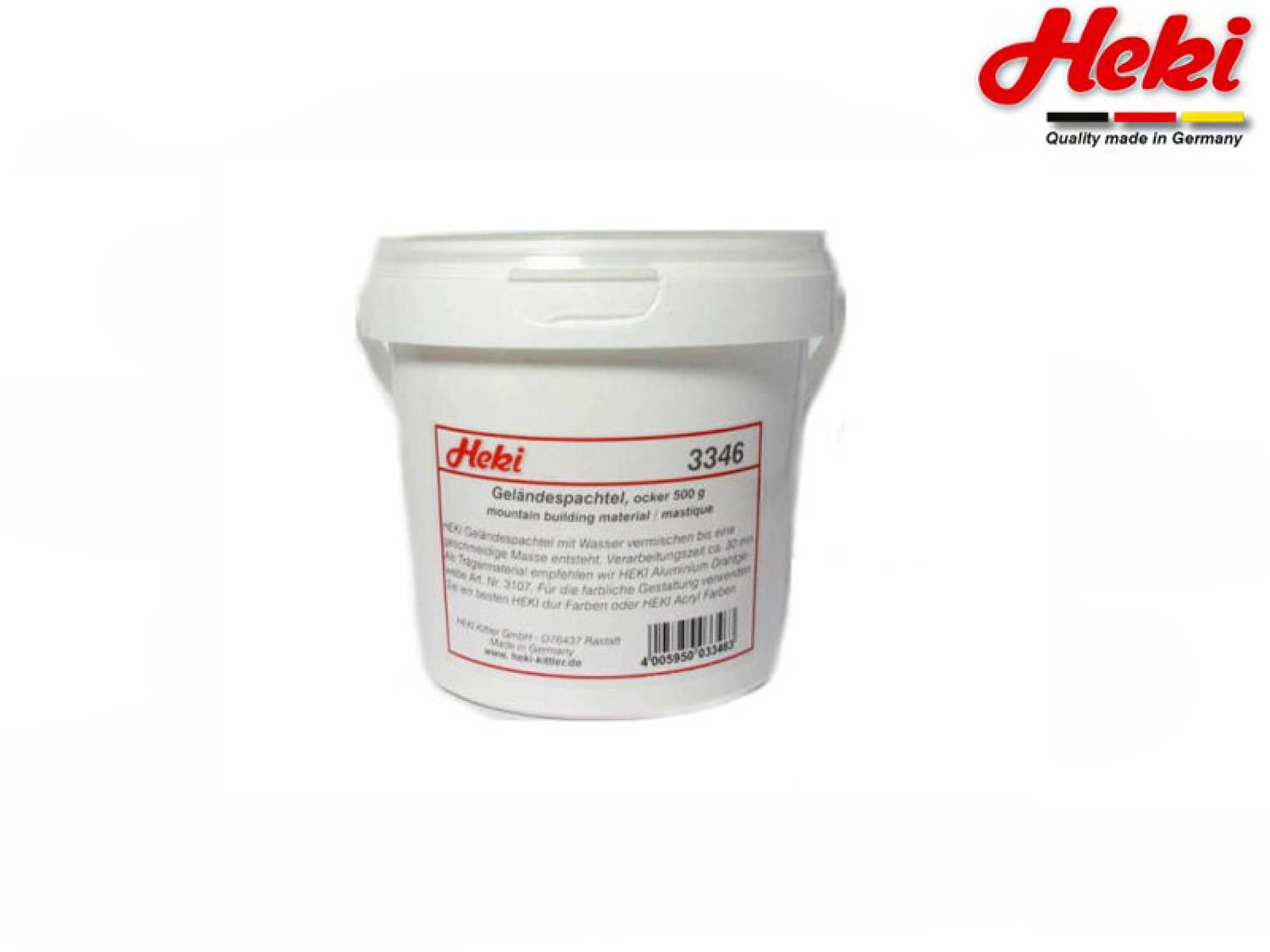 Heki 3346 Geländespachtel ocker, 500 g