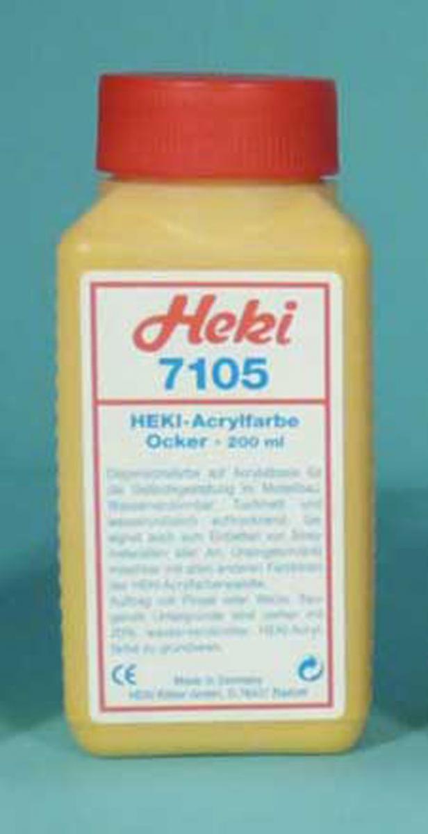 Heki 7105 Acrylfarbe Gelb, 200 ml