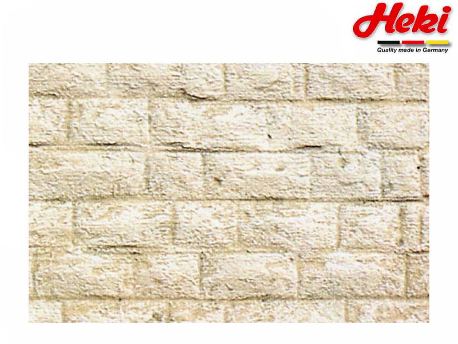 Heki 72292 Sandsteinmauer 0/1/H0,40x20cm, 2 St