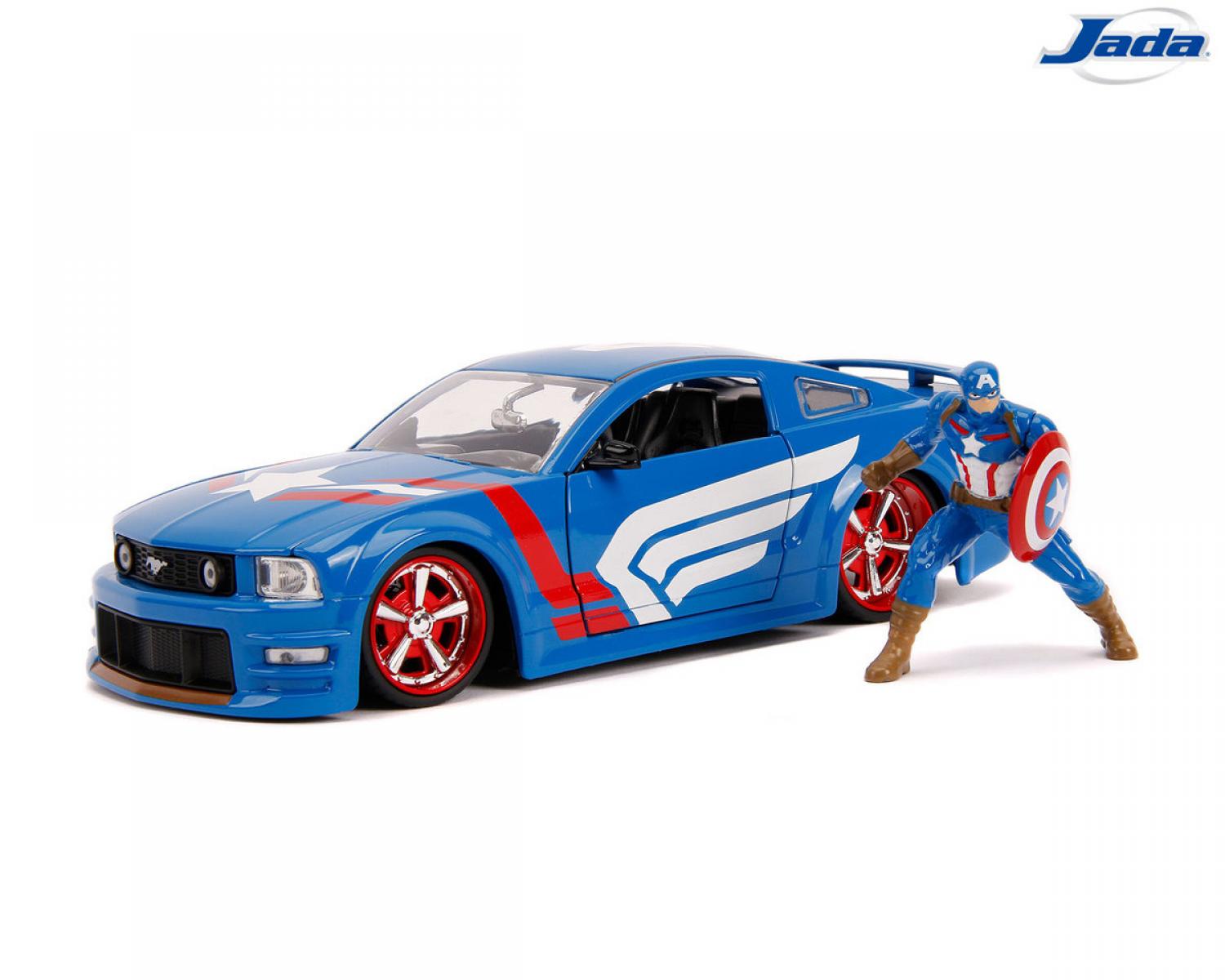 Jada 253225007 Captain America 2006 Ford Mustang 1:24