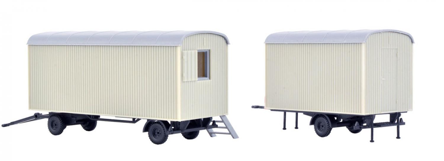 Kibri 10278 H0 Bauwagen, 2 Stueck