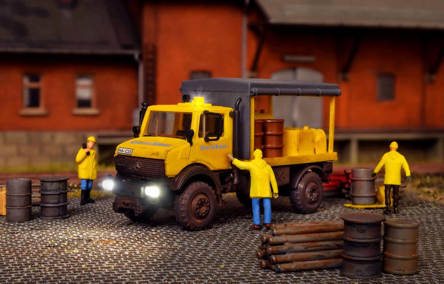 Kibri 10770 H0 UNIMOG Abschmierfahrzeug