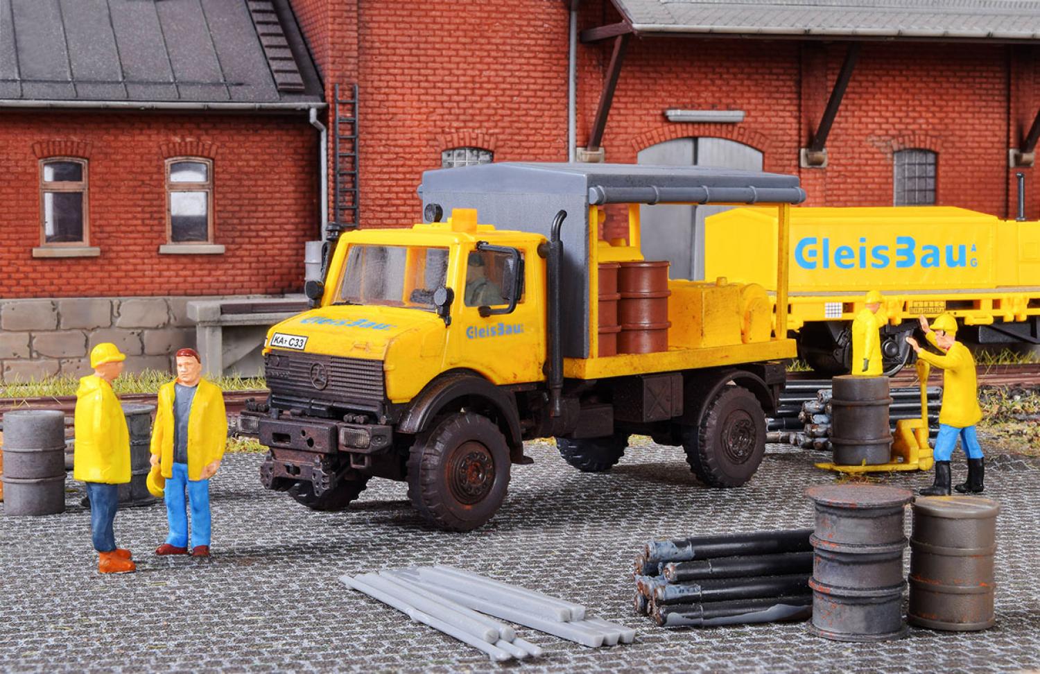 Kibri 10770 H0 UNIMOG Abschmierfahrzeug