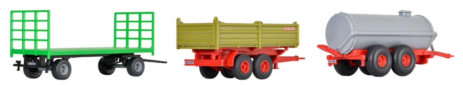 Kibri 10908 H0 Landw. Haenge-Set, 3 Stück