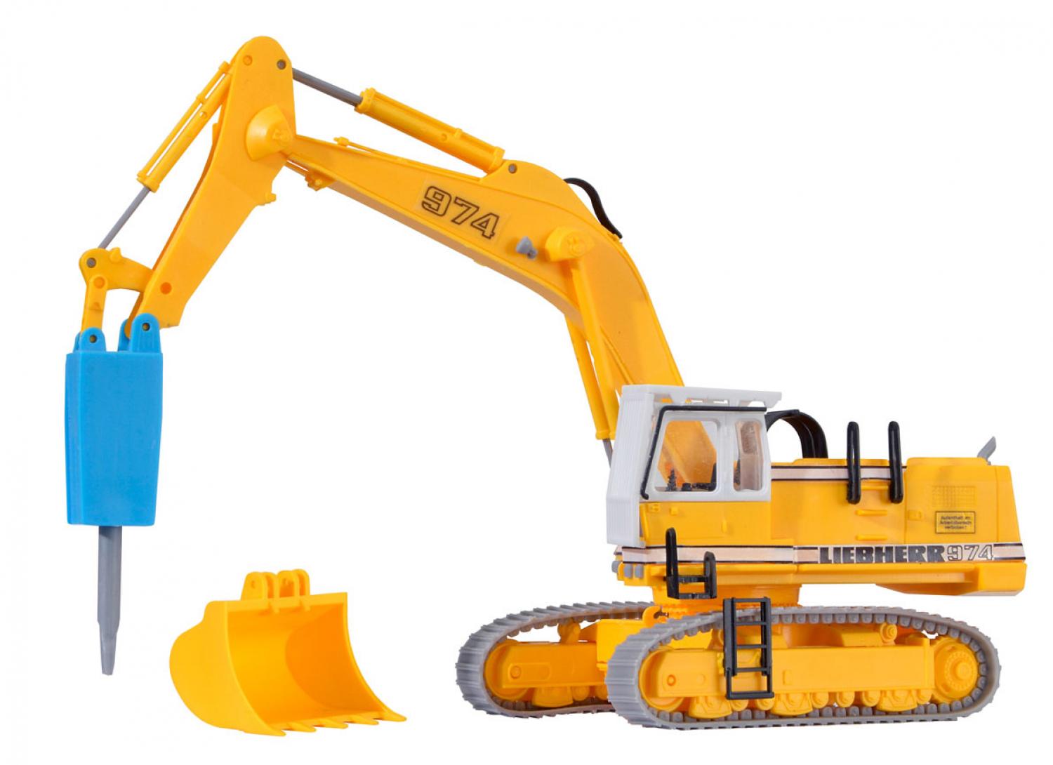 Kibri 11271 H0 LIEBHERR974 m.Schutzkäfig