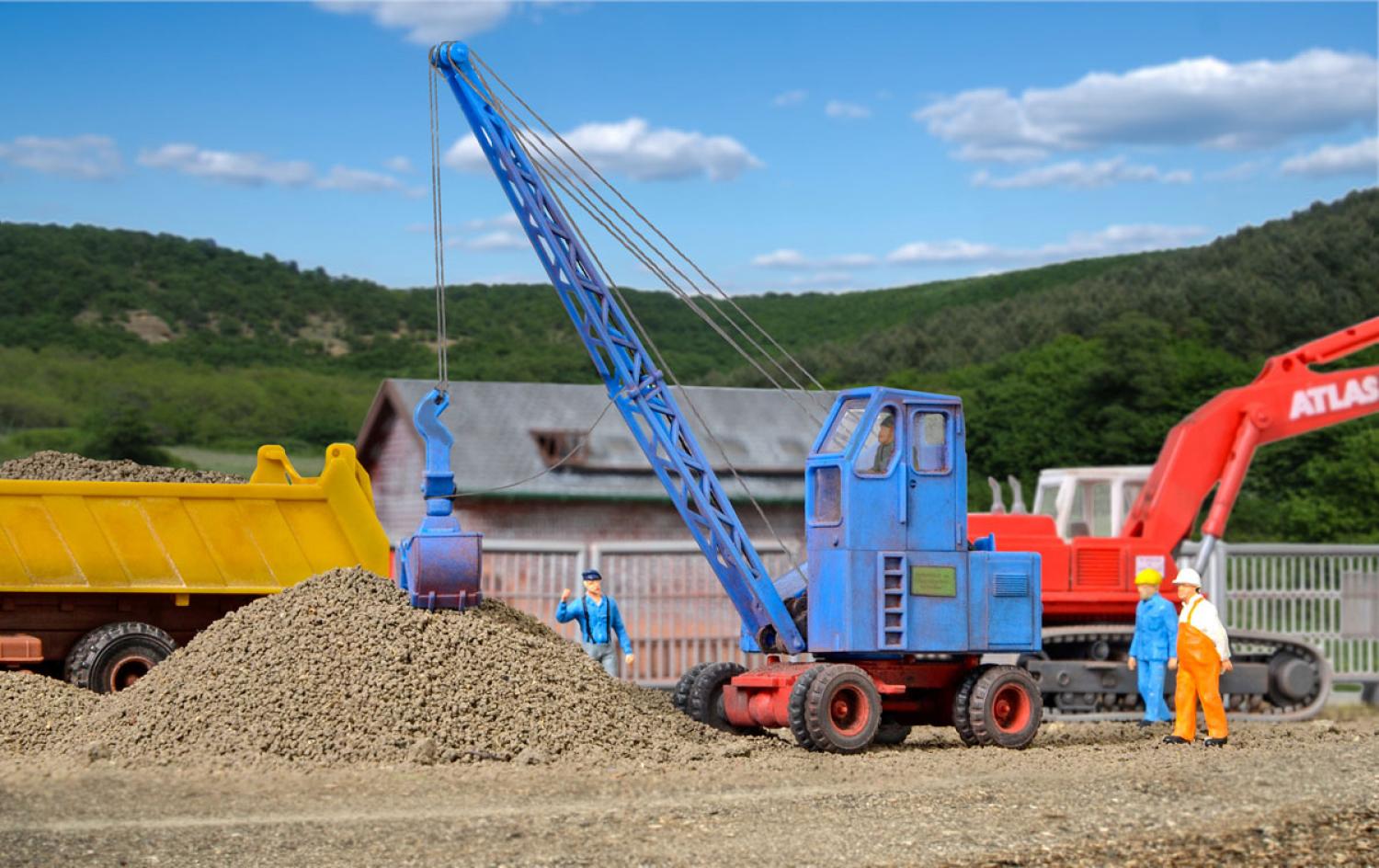 Kibri 11281 H0 FUCHS Mobilseilbagger