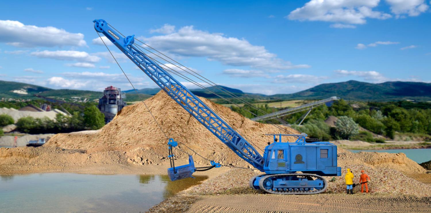 Kibri 11283 H0 MENCK Bagger M154 LC