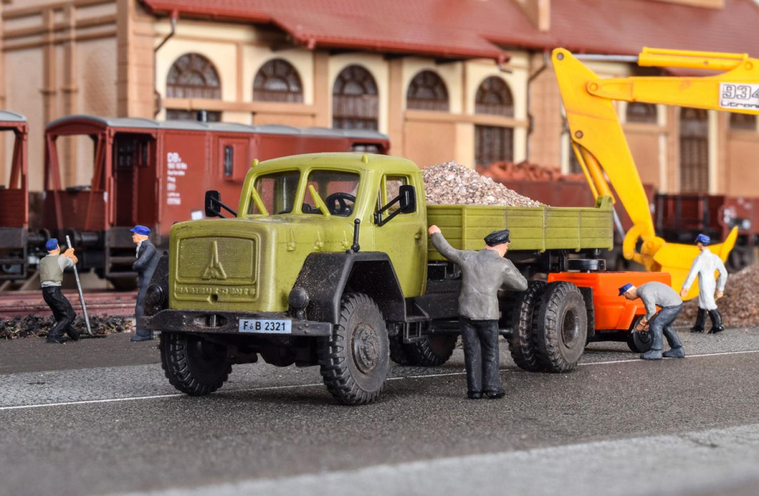Kibri 14045 H0 MAGIRUS DEUTZ 2achs mit Pr
