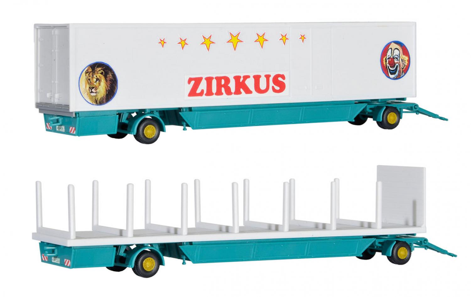 Kibri 14658 H0 Zirkus Zeltstangen und Kof
